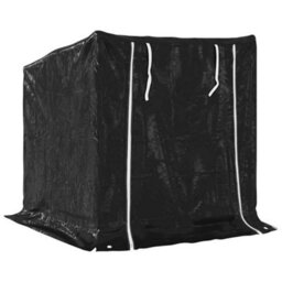 Walplus Vidaxl Firewood Rack With Rain Cover 100.5X80.5X110.5 Cm Galvanised Steel - thumbnail 5