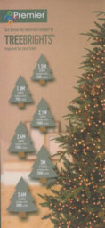 Premier Decorations Limited 500 Led Treebrights Red & Vintage Gold Multi-Action 12.5M Lit Length Green Cable - thumbnail 6