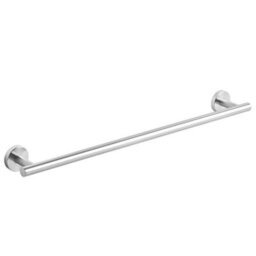 Hardware Solutions Gatsby Bathroom Accessory Set - 4 Piece - Towel Ring/ Robe Hook/ Towel Rail/ Toilet Roll Holder - Brushed Satin Nickel - thumbnail 2