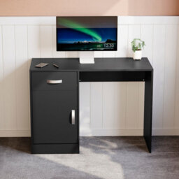 Lassic Vida Designs Hudson Black Computer Desk With 1 Drawer And Door - thumbnail 8