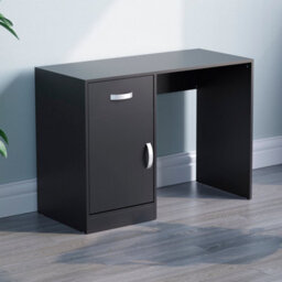 Lassic Vida Designs Hudson Black Computer Desk With 1 Drawer And Door - thumbnail 3