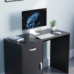 Lassic Vida Designs Hudson Black Computer Desk With 1 Drawer And Door - thumbnail 7