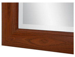 Arte Kent Chestnut 155X88Cm Horizontal Wall Mirror - Classic Wide Framed Mirror - thumbnail 4