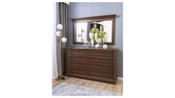 Arte Kent Chestnut 155X88Cm Horizontal Wall Mirror - Classic Wide Framed Mirror - thumbnail 2