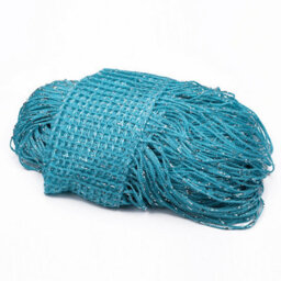 Neel Blue String Curtains Glitter Fringe Panel Fly Screen Doorway Tassel Curatin, 200Cm X 90Cm - Turquoise - thumbnail 4