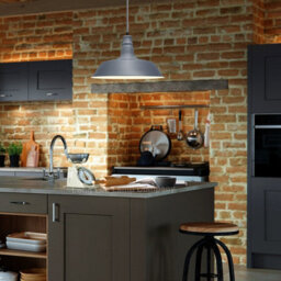 Long Life Lamps Company Modern Retro Ceiling Pendant Light Grey Metal Lamp Shade M0092 - thumbnail 8