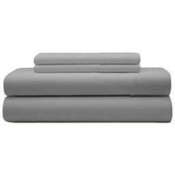 100% Pure Cotton Duvet Cover Bed Set In Grey By Euphoric Bedding - thumbnail 3