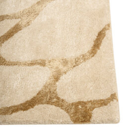 Beliani Rug Makola Beige 160 X 230 Cm Viscose - thumbnail 6