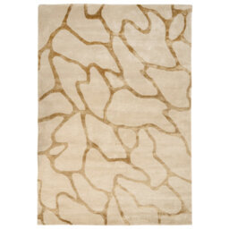 Beliani Rug Makola Beige 160 X 230 Cm Viscose - thumbnail 1
