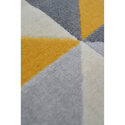 Melrose Creation Mustard Tile Geometric Design Large Indoor Area Rug 160X230Cm - thumbnail 2