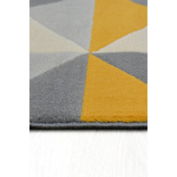 Melrose Creation Mustard Tile Geometric Design Large Indoor Area Rug 160X230Cm - thumbnail 4