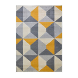 Melrose Creation Mustard Tile Geometric Design Large Indoor Area Rug 160X230Cm - thumbnail 5