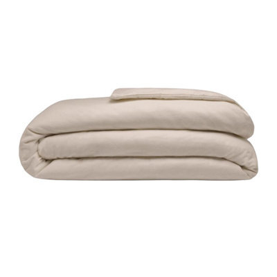 Belledorm Brushed Cotton Duvet Cover Cream (Kingsize) - image 1