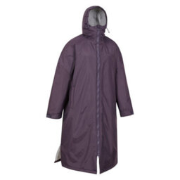 Mountain Warehouse Womens/ladies Tidal Waterproof Changing Robe Purple (M) - thumbnail 4
