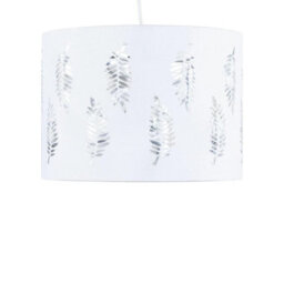 Set Of 2 White Leaf 30Cm Easy Fit Ceiling Light Shade Pendant Lightshades - thumbnail 3