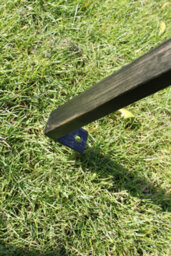 Garden Market Place Metal Garden Bench With Cast Iron 'puppies Design' Back Rest - thumbnail 5