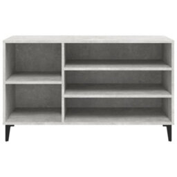 Berkfield Elegant Shoe Cabinet Concrete Grey 102X36X60 Cm Engineered Wood - thumbnail 5