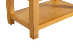 Hallowood Furniture Aston Narrow Shoe Rack, 3-Tiered Side Table - thumbnail 8