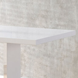 Frias 120Cm High Gloss White Modern Dining Table - thumbnail 3
