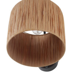 Beliani Boho Raffia Wall Lamps Set Of 2 With Handwoven Palm Leaf Shades, 30Cm. - thumbnail 6