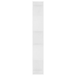 Berkfield Book Cabinet/room Divider White 45X24X159 Cm Engineered Wood - thumbnail 6