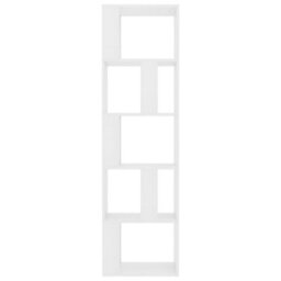 Berkfield Book Cabinet/room Divider White 45X24X159 Cm Engineered Wood - thumbnail 5