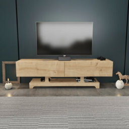 Decorotika Tera Tv Stand Tv Unit For Tvs Up To 72 Inch Sapphire Oak - thumbnail 1