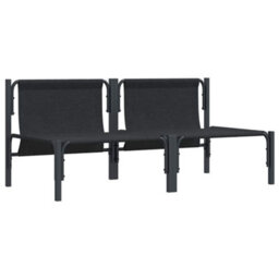 Walplus Outdoor Furniture With Cushion 2 Pcs Anthracite Steel - thumbnail 4