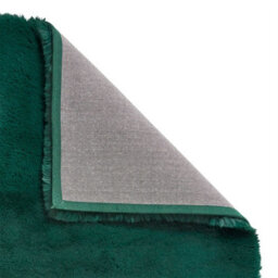 Jewel Green Shaggy Plain Modern Polyester Easy To Clean Rug For Living Room And Bedroom-60Cm X 120Cm - thumbnail 2