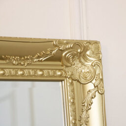 Melody Maison Large Ornate Gold Wall/floor Mirror 76Cm X 176Cm - thumbnail 4