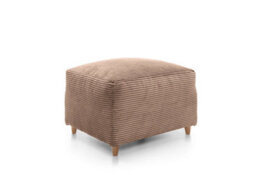 Abakus Direct Jumbo Brown Cord Footstool With Thick Luxury Deep Filled Cushioning - thumbnail 2