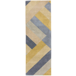 Ochre Grey Handmade Luxurious Modern Wool Easy To Clean Soft Bedroom Dining Room Living Room Rug -120Cm X 170Cm - thumbnail 8