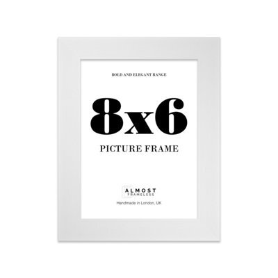 "10X10"" Walnut Picture Frame - 10X10"" Square Frame With 6X6"" Mount For 10X10""/6X6"" Pictures Moderrn Style Thin Edge, 1 Pack" - image 1