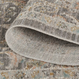 Maia Washable Low Pile Non Slip Orchid Traditional Area Rug - Grey, 200 X 300 Cm (Rectangular) - thumbnail 3
