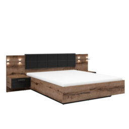 Heze Furniture Kassel King Size Ottoman Storage Bed With Bedside Tables 160B - thumbnail 3