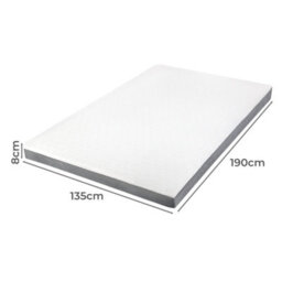 Lavio Double Mattress Topper Memory Foam Ergonomic Dual Layer Hotel Quality - thumbnail 4