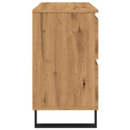 Berkfield Bathroom Sink Cabinet Artisan Oak 80X33X60 Cm Engineered Wood - thumbnail 5