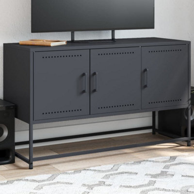 Berkfield Tv Cabinet Anthracite 100.5X39X60.5 Cm Steel - image 1