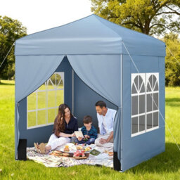 Gainoom 194X194Cm Commercial Gazebo Tent With 4 Sidewalls & Carry Bag For Party Market - thumbnail 3