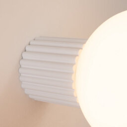 Sollux Lighting Halo Aluminum/glass White 1 Lights Modern Wall Light - thumbnail 3