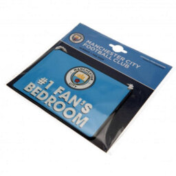 Manchester City Fc 1 Fans Bedroom Hanging Sign Blue/white (One Size) - thumbnail 3
