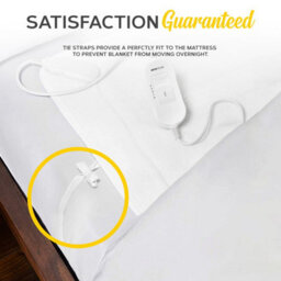 Monhouse Premium Fleece Electric Blanket - Heated Under Blanket, 3 Heat Settings, Fitted Heated Mattress Cover - Single 65X135Cm - thumbnail 7