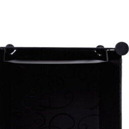Berkfield Modular Cabinet 9 Compartments 37X115X150 Cm Black And White - thumbnail 6