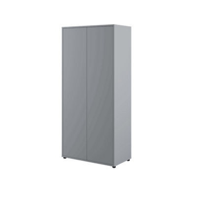 Arte Bed Concept Grey Matt Wardrobe 101Cm - image 1