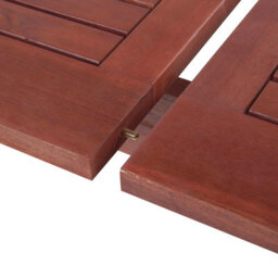 Beliani Extending Garden Dining Table Toscana 160/220 Cm 90 Cm Acacia Wood Dark Brown - thumbnail 7