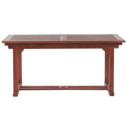 Beliani Extending Garden Dining Table Toscana 160/220 Cm 90 Cm Acacia Wood Dark Brown - thumbnail 6