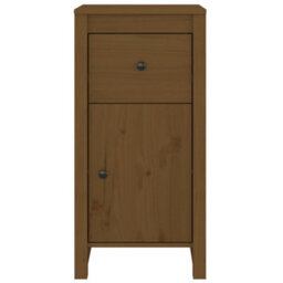 Berkfield Sideboard Honey Brown 40X35X80 Cm Solid Wood Pine - thumbnail 5