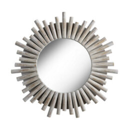 Nielsen Colman Large Sunburst Hanging Round Wall Mirror 75Cm - thumbnail 1