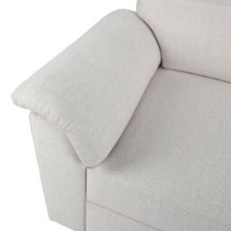 Tivoli  2 Seater Pull Out Sofa Bed In Soft Woven Fabric Oatmeal - thumbnail 6