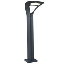 CGC Lighting Diana - Cgc Dark Grey Curved Outdoor Led Post Light - thumbnail 2
